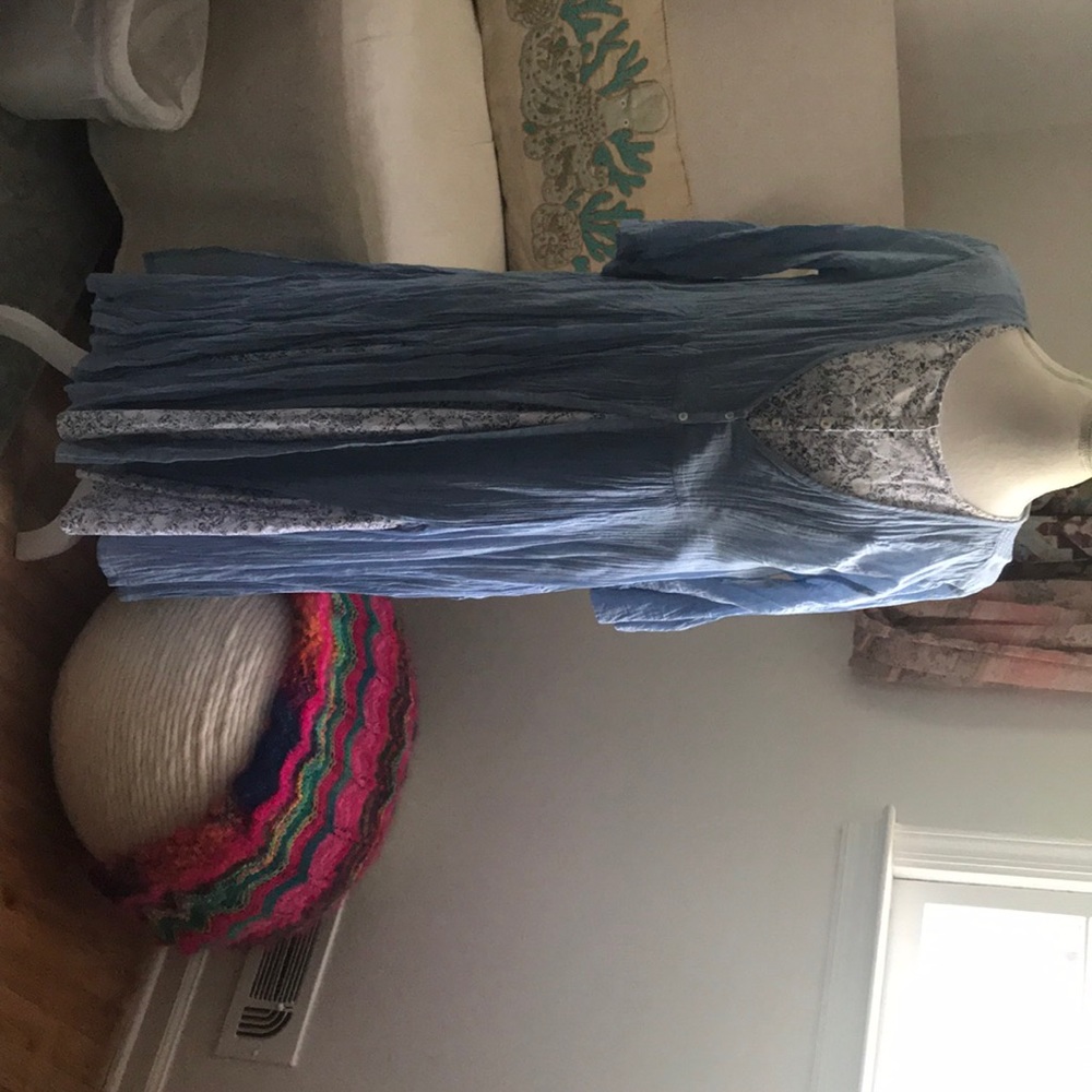 April Cornell 2 piece cotton dress